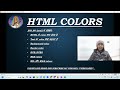 HTML COLORS EXPLAINED | EPISODE 7 | HTML Tutorial in Hindi | RGB, HEX, HSL, RGBA (Hindi)