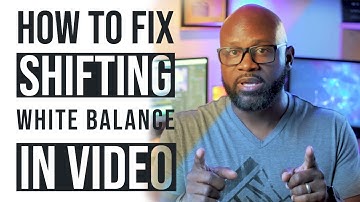 How To Correct Changing White Balance in Adobe Premiere