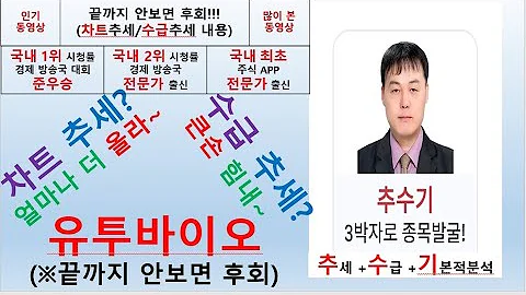 유투바이오(221800) 추수기(추수) 전문가 종목 분석