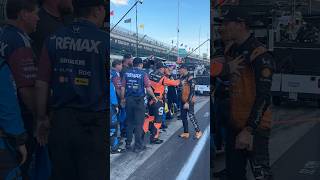 Big misunderstanding between Romain Grosjean and Marcus Armstrong‘s Meyer Shank Racing team. ￼