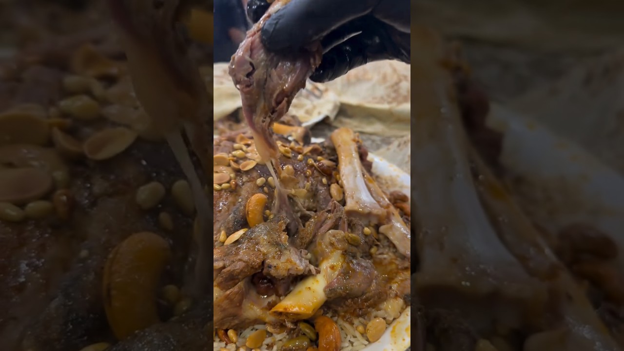 Perfectly cooked tender meat 🍖🔥 softness you can almost taste. 