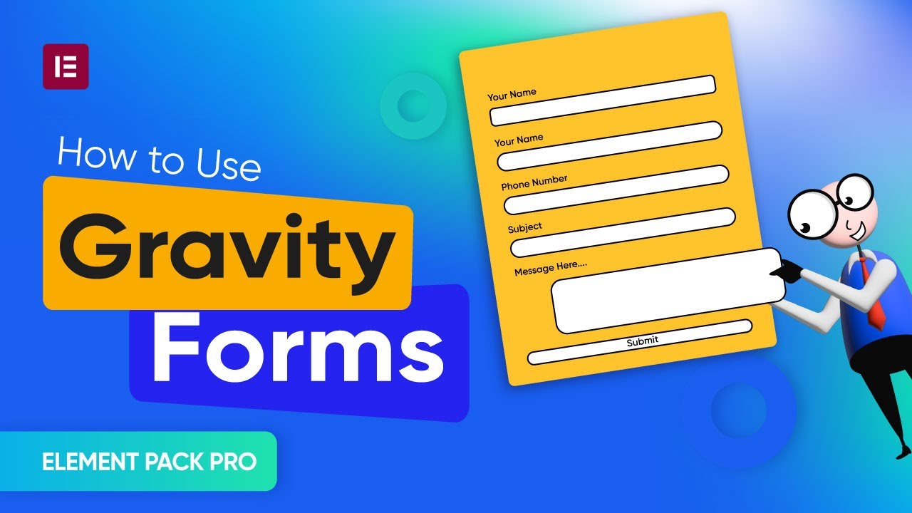 How to Use Gravity Forms Widget by Element Pack - YouTube