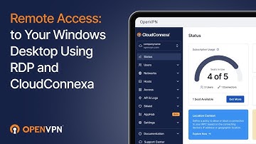Remote Access to Your Windows Desktop Using RDP and CloudConnexa