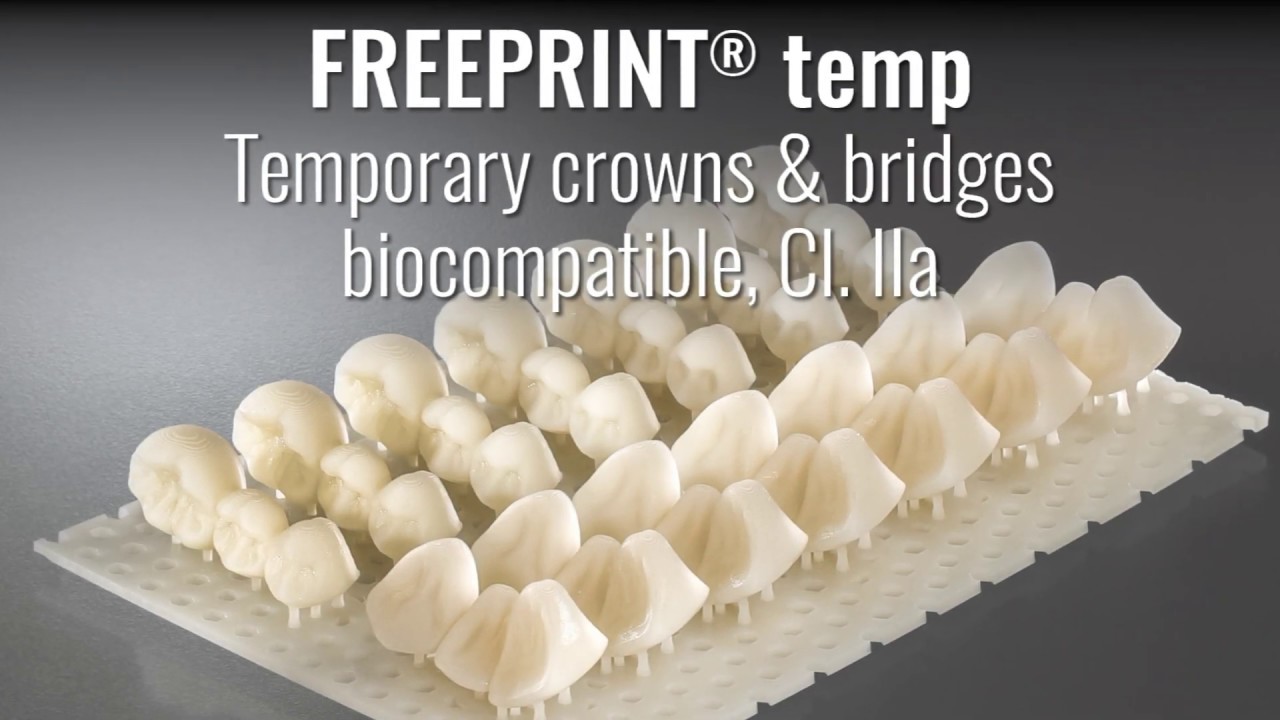 Freeprint® – 3D of highend & bridges with biocompatible DETAX 3D resin -