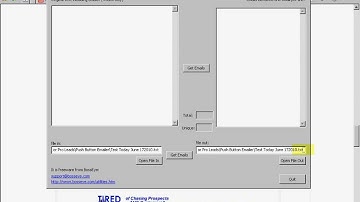 Deduper Removes Duplicate Emails from Lead List - www.LazyRecruiterPros.com