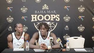 MBB Press Conference - Bahamas Select