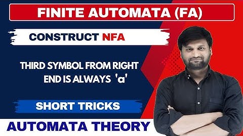 NFA for Third Symbol from Right End is Always 