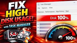 Fix High Disk Usage with Task Manager