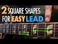 Get started playing lead guitar with these 2 easy square shapes. Not sure where to start? Start here