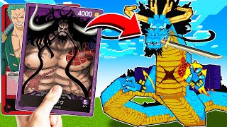 Cards Decide Our ONE PIECE POWERS in Minecraft, Then Battle