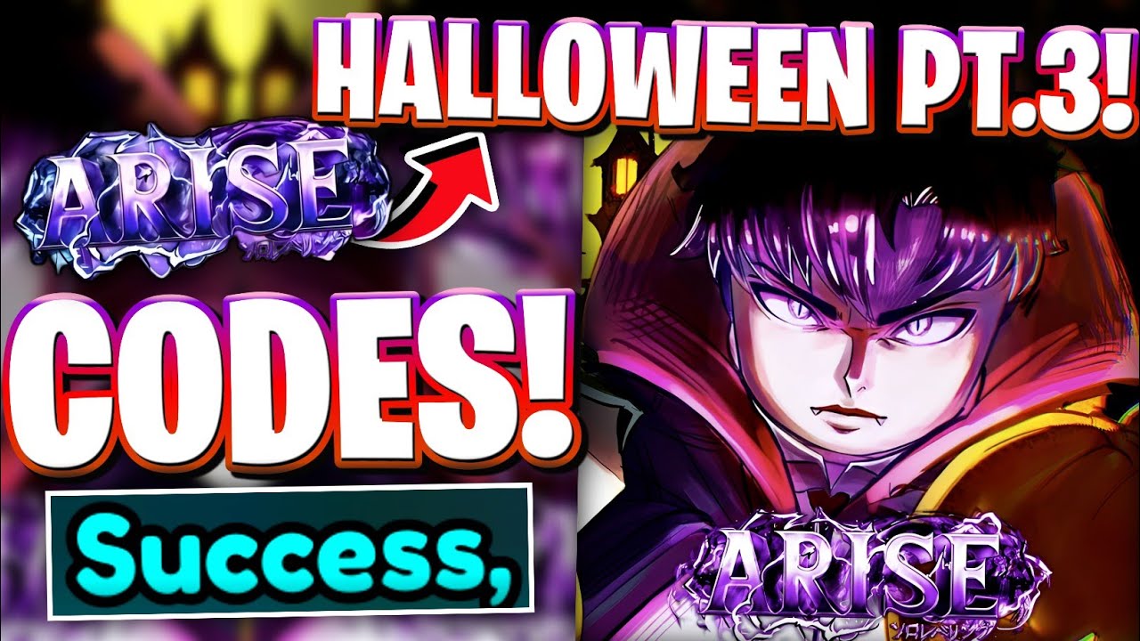 ✨*ХЭЛЛОУИН, ЧАСТЬ 3* ВСЕ ПОСЛЕДНИЕ КОДЫ ОБНОВЛЕНИЯ ХЭЛЛОУИН, ЧАСТЬ 3, ДЛЯ КРОССОВЕРА ARISE! ROBLOX