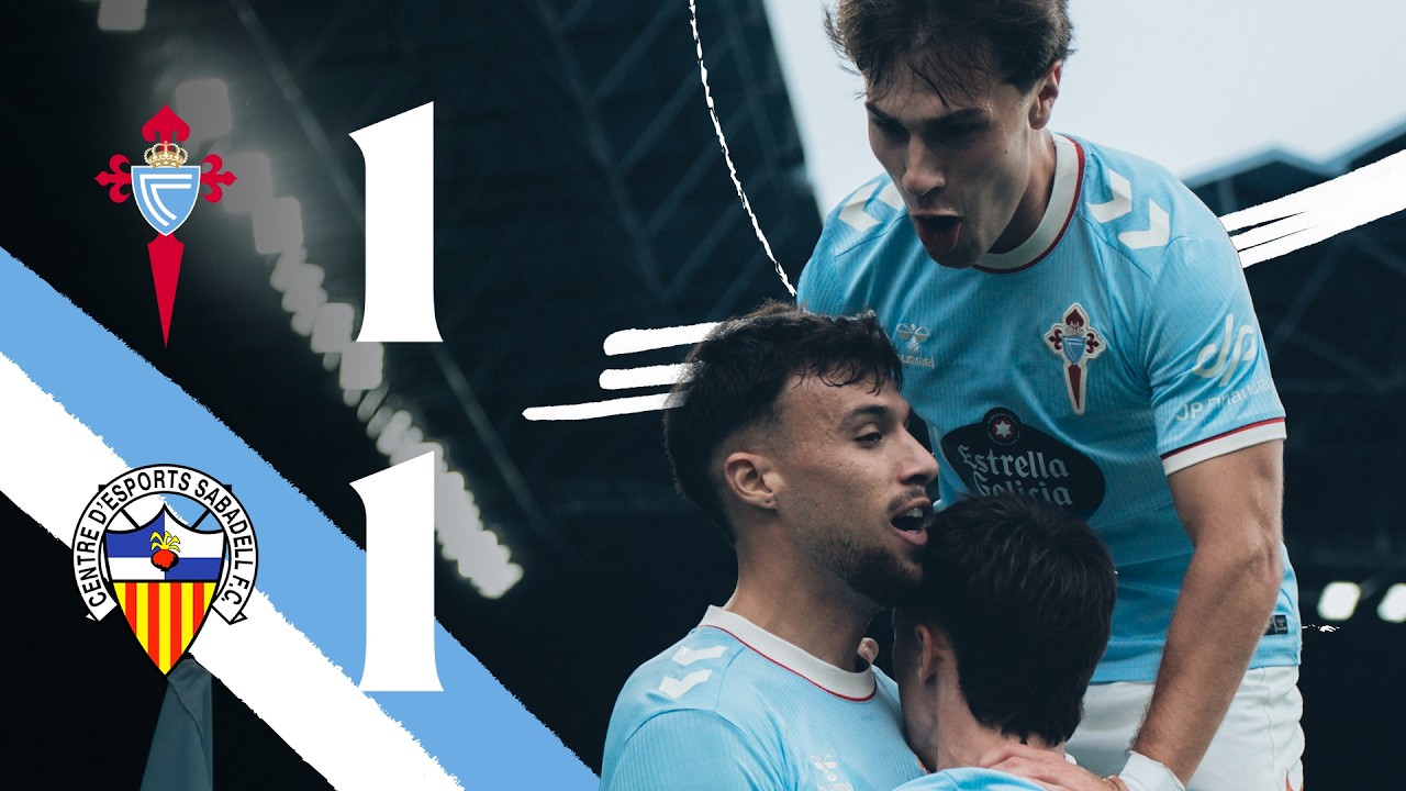 Celta Fortuna vs CE Sabadell (1-1) | Resumen y goles | LALIGA Hypermotion