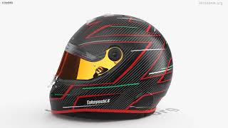 Schuberth SK1 Auto Racing Helmet 3D model by 3DModels.org
