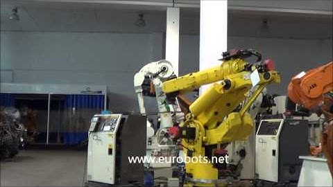 USED ROBOT FANUC 420IF WITH RJ2 CONTROLLER AT EUROBOTS