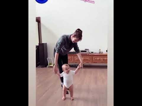 hazal Kaya baby learn how to walk 😍