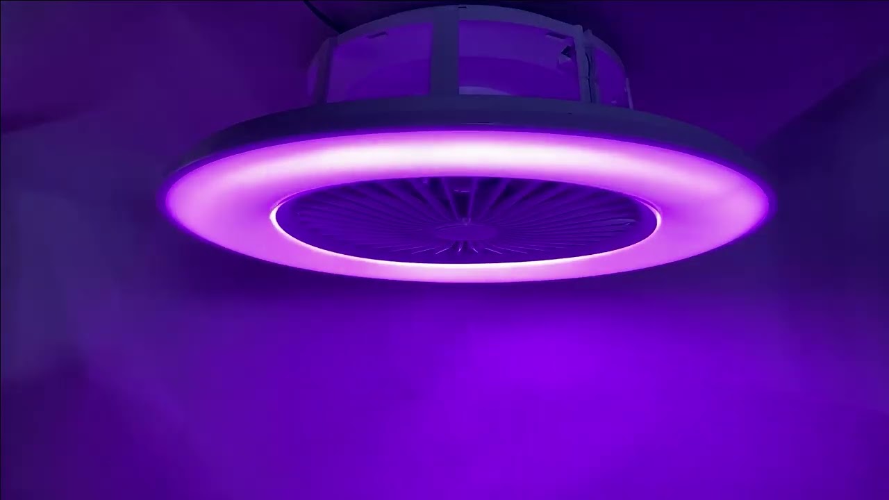 Flush Mount LED Ceiling Light with RGB Remote Control Color Changing