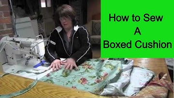 How To Sew A Boxed Cushion