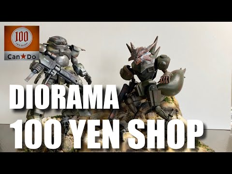 【2020 LBX HUNTER 】Diorama with 100 Yen Store Materials