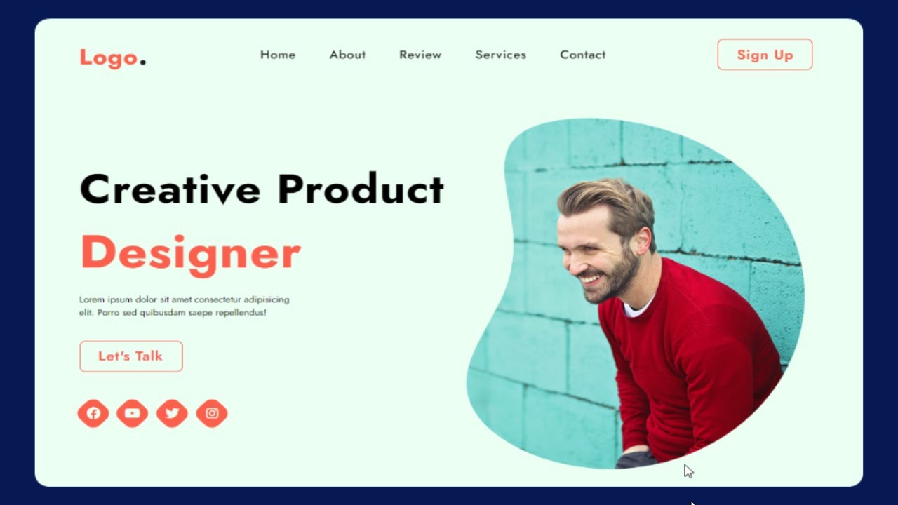 How To Make Website Using HTML And CSS | Website Design With free ...
