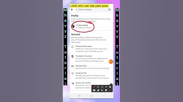 Limit who can see past post #short #facebooktipsandtricks #facebook2023 #metafacebook202