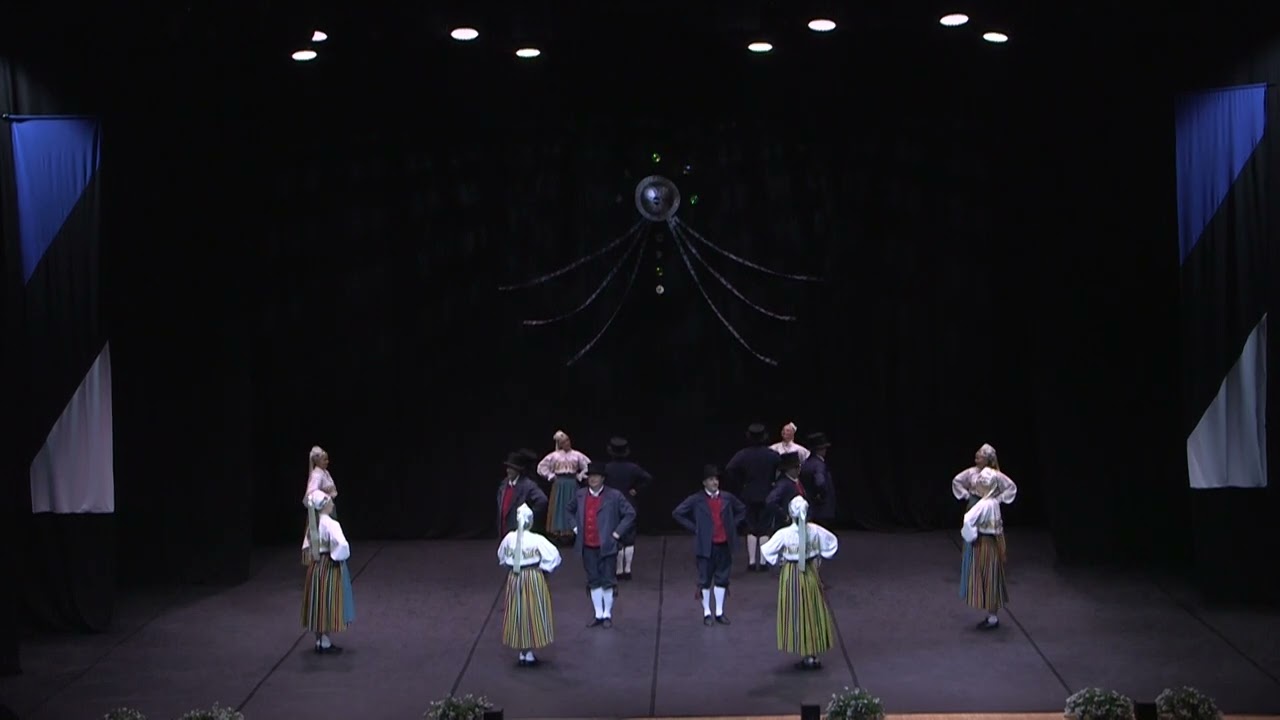 Ullo Toomi 120 võistutantsimine - Kolga rahvatantsurühm - Kolga karapil