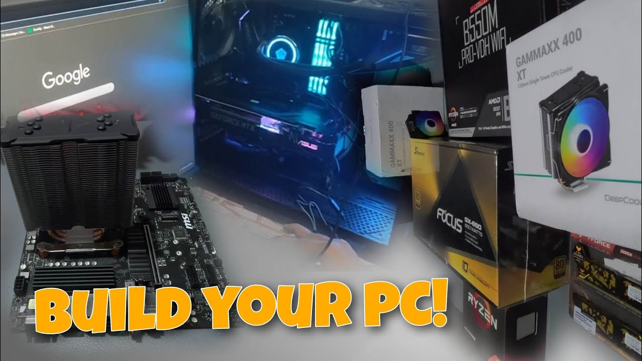 Pc build Ryzen 5700g no gpu for Office use and Video Editing - YouTube