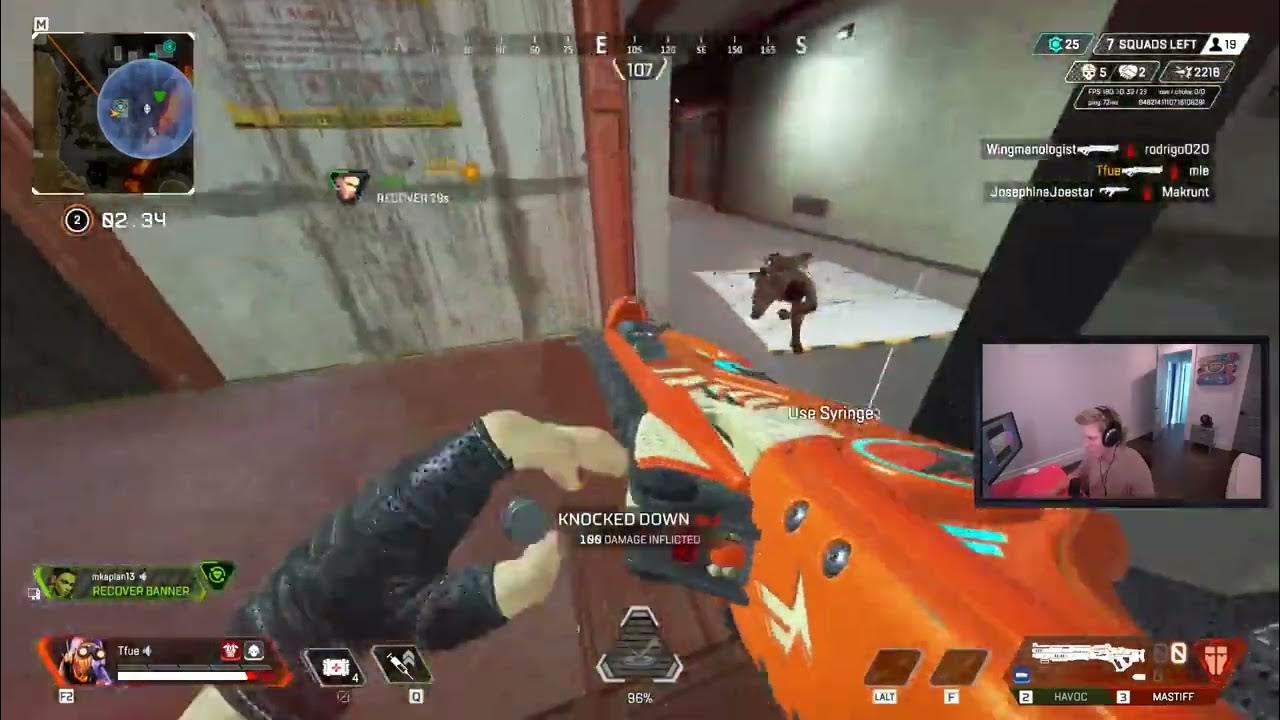 Tfue tap strafe jump pad Apex Legends YouTube