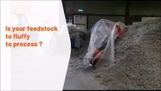 Recycling plastics agglomerate LDPE PP