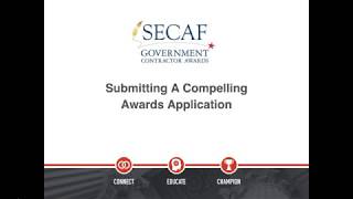 Submitting A Compelling SECAF Awards Application