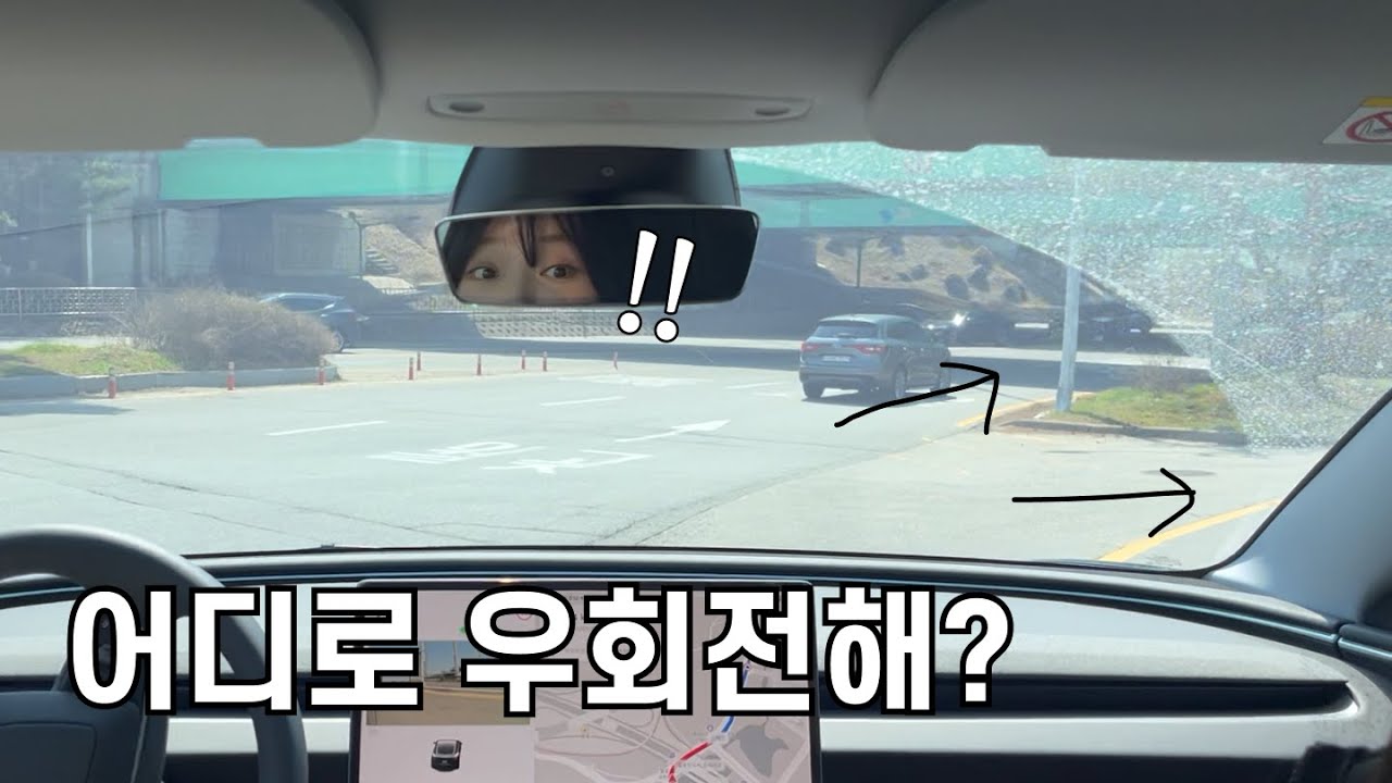 [초보운전] 길 눈 어두운 초보의 선택은?ㅣ오이도 주차지옥 탈출기ㅣ테슬라 하이랜드 모델3