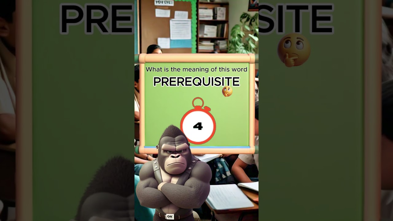 Meaning Of Prerequisite 