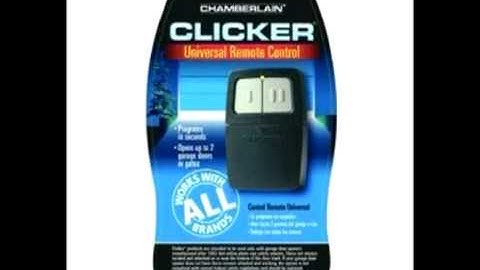 Chamberlain KLIK1U Clicker Transmitter Universal Garage Door Remote Control