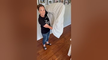 How to easily fold a fitted sheet | Folding sheets | Easy Step by step instructions on folding sheet
