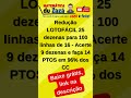 Baixe grátis Redução LOTOFÁCIL 25 dezenas p 100 linhas de 16 Acerte 9 dezenas e faça 14 PTOS #shots