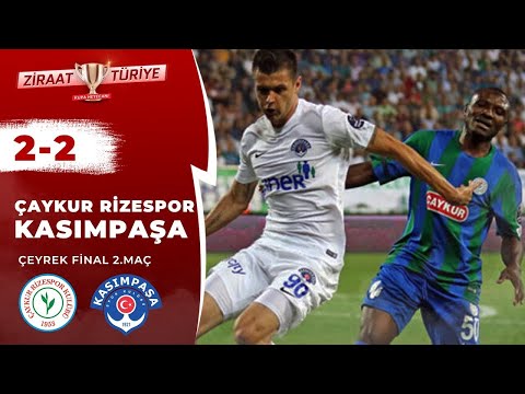 Çaykur Rizespor 2-2 Kasımpaşa Maç Özeti (Ziraat Türkiye Kupası Çeyrek Final 2.Maç) 05.04.2017