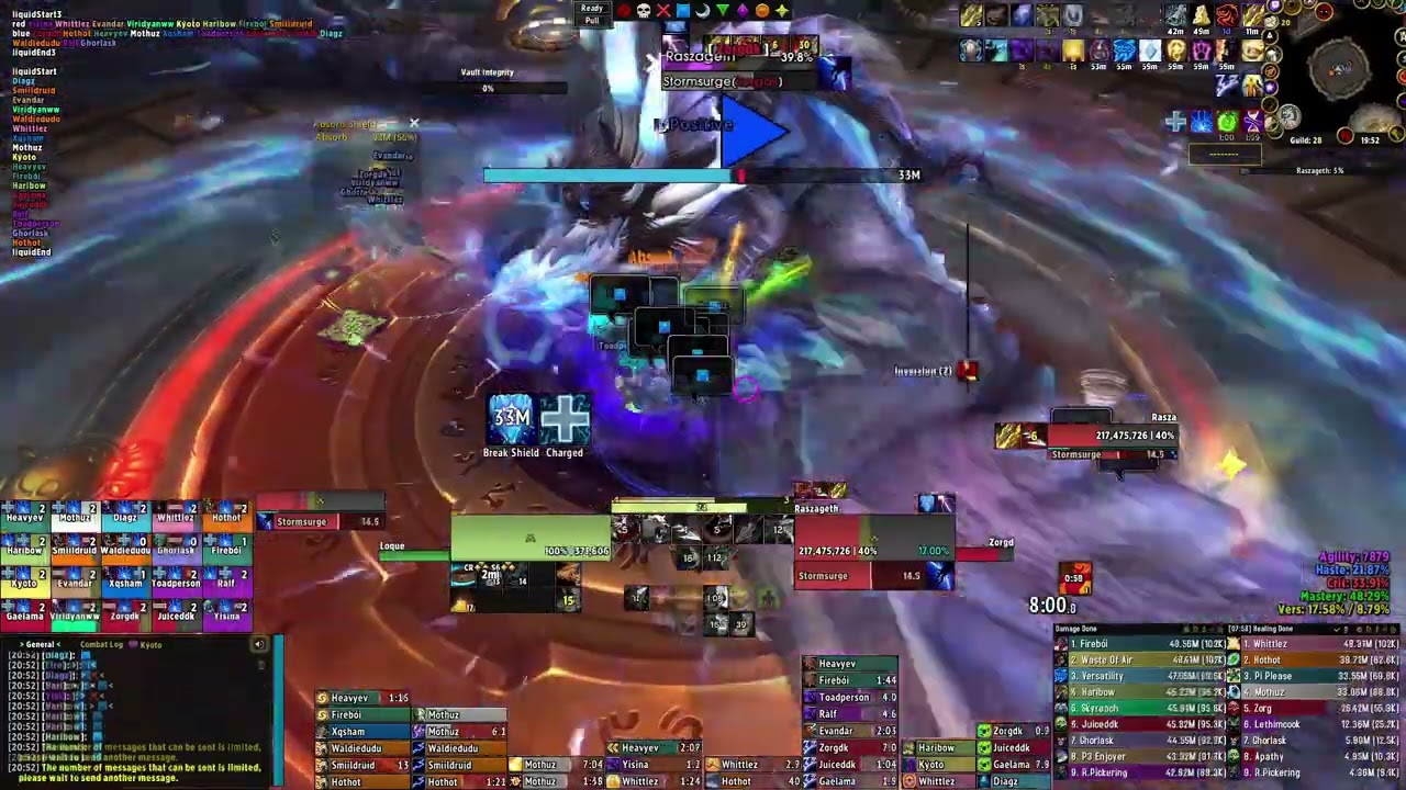 Toad vs Mythic Raszageth - Hunter/Raid Leader POV