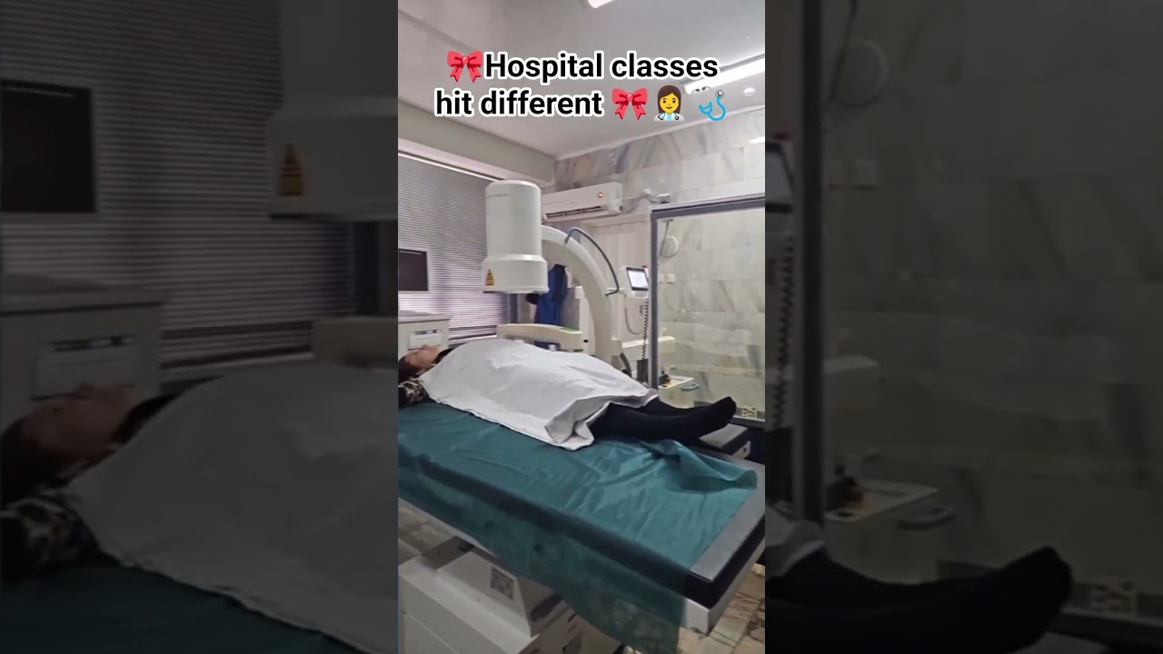 Hospital classes hit different 👩‍⚕️🩺📚