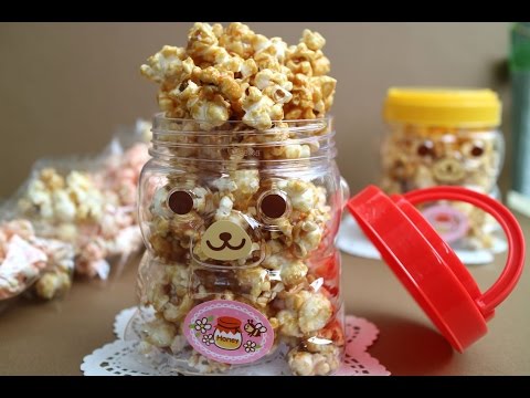Salted Caramel Popcorn 塩キャラメルポップコーン　簡単なのにランドみたいな味♪