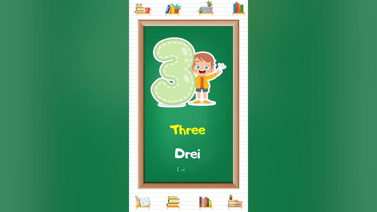 how-to-say-three-in-german-language-shorts-youtube