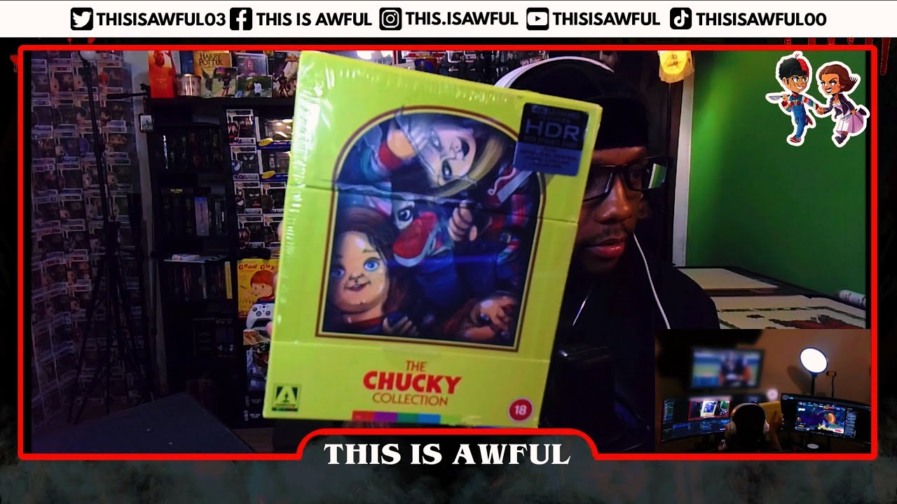 Chucky 4k Ultra HD Blu-Ray LIMITED EDITION Unboxing