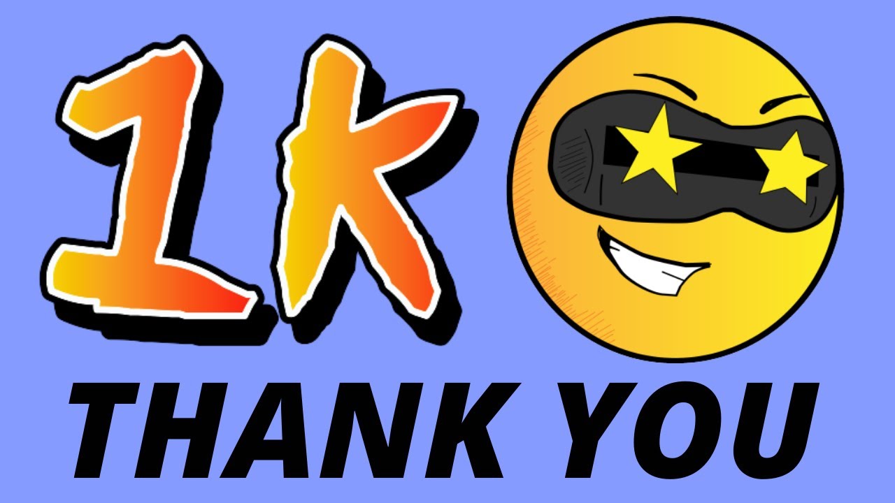 CHILLMONGER HAS 1000 SUBSCRIBERS!