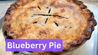 Wild Blueberry Pie Recipe Made Perfect with Frozen Blueberries