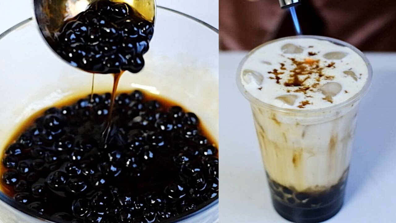 Brown Sugar Boba Milk Yummy Recipes YouTube
