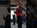 Incredible Performance Of Ce Monde With Lou Tim And Indiya In Front Of The Eiffel Tower 
