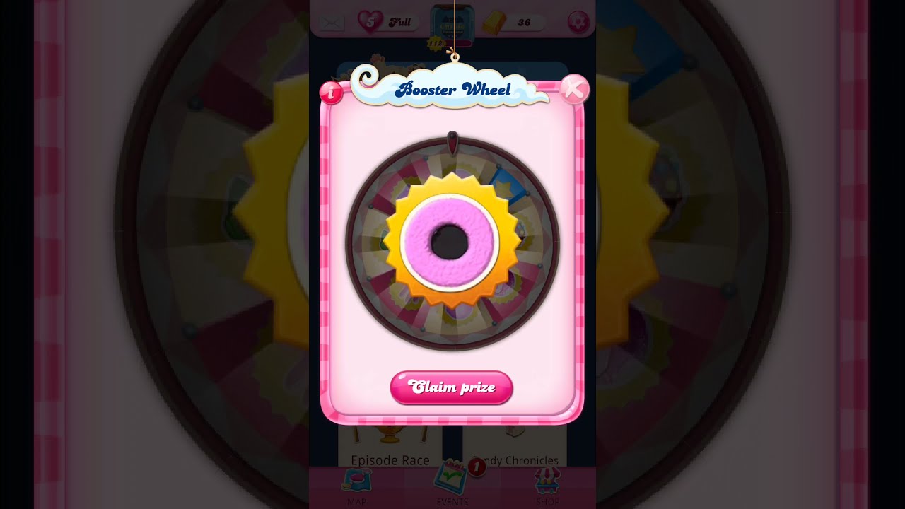 Candy crush booster wheel claiming | Latest Candy crush saga | Chintu the Crush Gamer 20/10/21