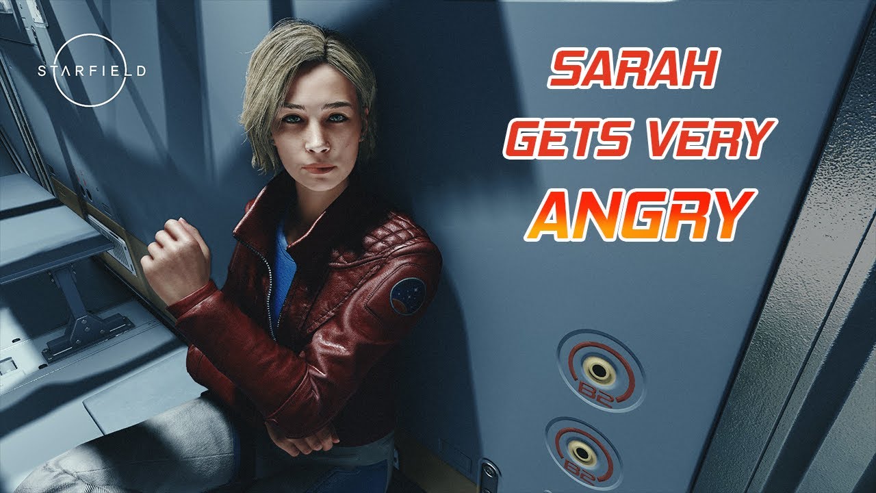 Sarah Morgan Becomes Very Very Angry With Me | Starfield - YouTube