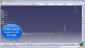 CATIA SHEETMETAL DESIGN - User Flange