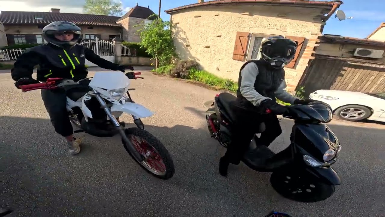 Balade en 50cc entre potes