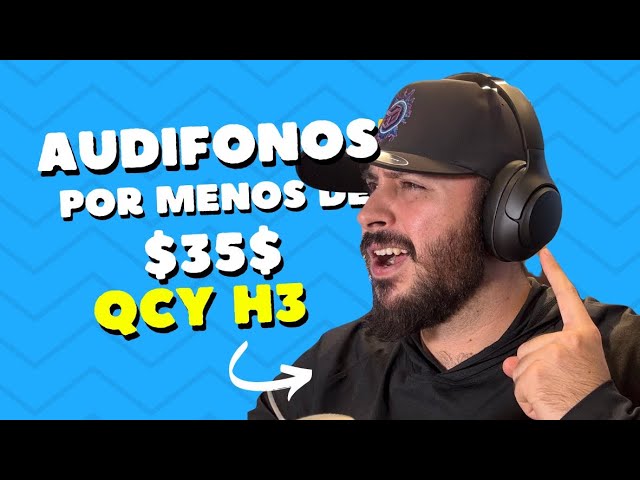  QCY h3 anc audífonos inalámbricos gamer diadema hi-res wh 