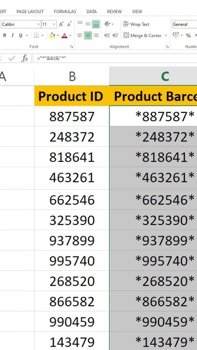 how-to-make-barcodes-in-excel-excel-youtube